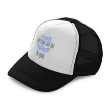 Kids Trucker Hat World Where You Can Be Anything Love Boys Caps  Girls Caps