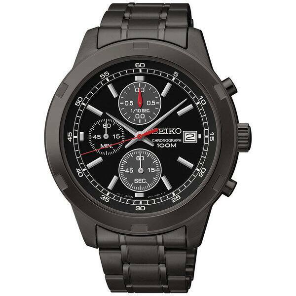 seiko mens watch stainless steel