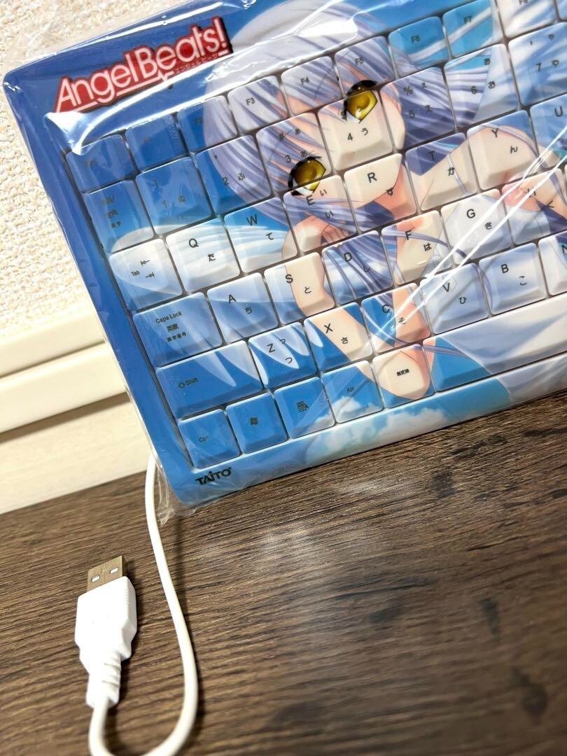 未開封★Angel Beats! キーボード B賞 タイトー 天使 KEY Angel Beats! Kanade Tachibana Keyboard TAITO Ichiban kuji