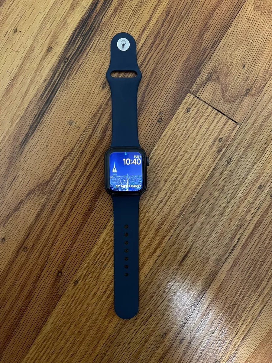 Apple Watch SE GPS mm Silver Aluminum Case Abyss Blue Sport