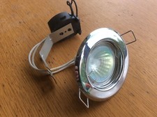 Polished Chrome 12v Halogen Light Recessed Downlight, Spotlight, Downlighter