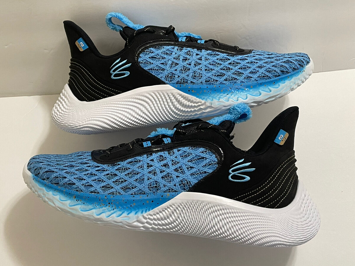 NEW Under Armour Curry Flow 9 Cookie Monster Bball Shoes NEW Under Armour Curry Flow 9 Cookie Monster Bball Shoes