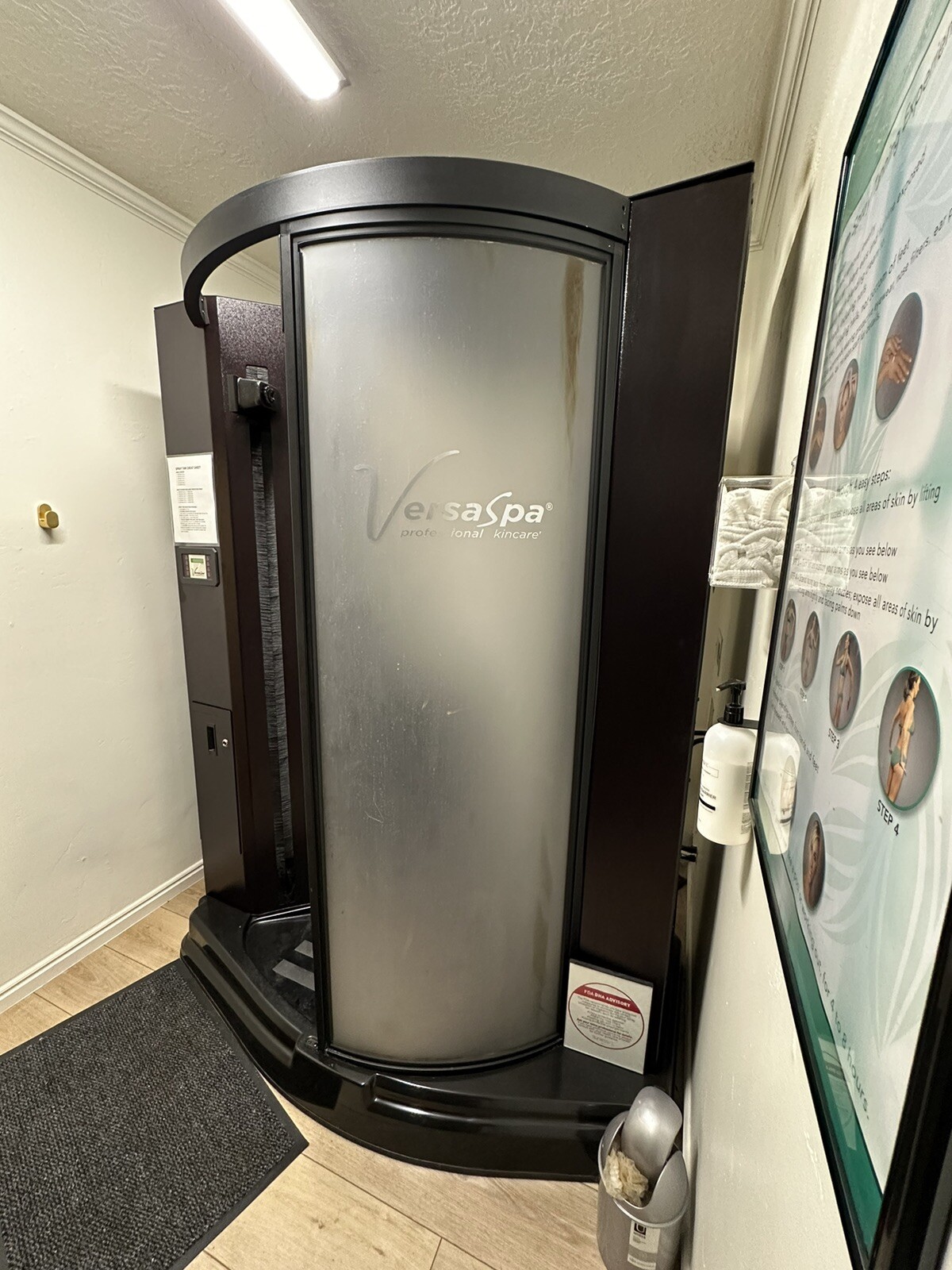 Sunless Inc Versa Spa Spray Tan Booth Automatic Spray Tan Machine eBay