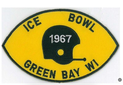 , 1967 Green Bay Packers Commerative Patch ,GREEN BAY PACKERS Lombardi,ice bowl