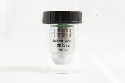 Nikon CF Plan 20x / 0.46 infi/0 EPI WD 3.1 Microscope Objective Lens #5369