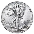 1936-S Walking Liberty Half Dollar In AU Condition