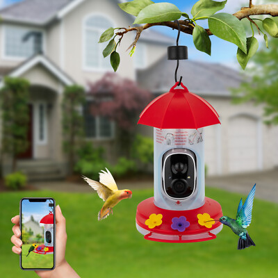 Outdoor Intelligent Video Bird Feeder,Smart Bird Feeder With Camera For With AI