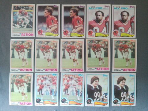 1982 Topps Football 210 Card Lot - Picture 10 of 16