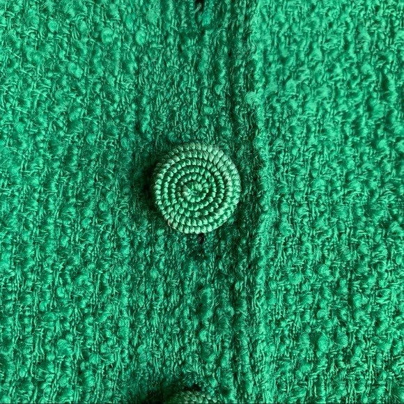 Blazer verde lana couture vintage Valentino taglia 4