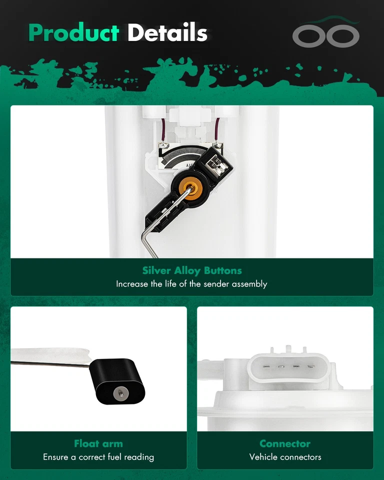 Bomba de combustible eléctrica para Isuzu Rodeo 1997-2004 1998-2000 Honda Passport 3,2 L Foto 3 de 4