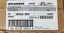 2 Pack 24" Sylvania F18T8CW/K24 18 Watt T8 Cool White Fluorescent Bulb 23014-2