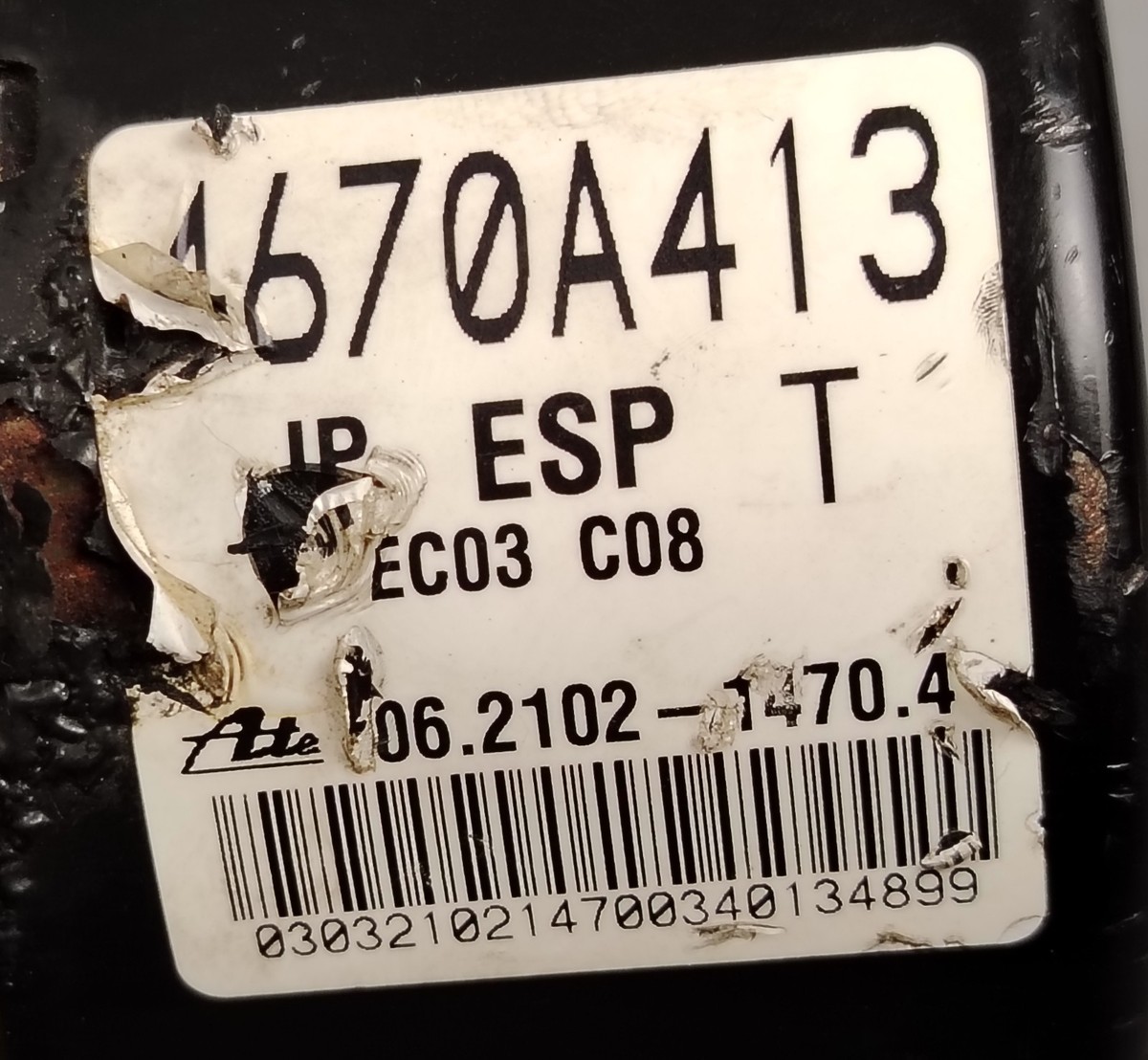 2008 2011 MITSUBISHI LANCER CY CJ CX ABS Anti LOCK brake Actuator