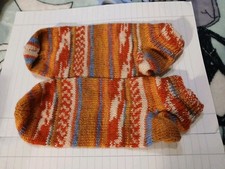 Sneakersocken Selbstgestrickt Gr. 39 aus Opal Wolle