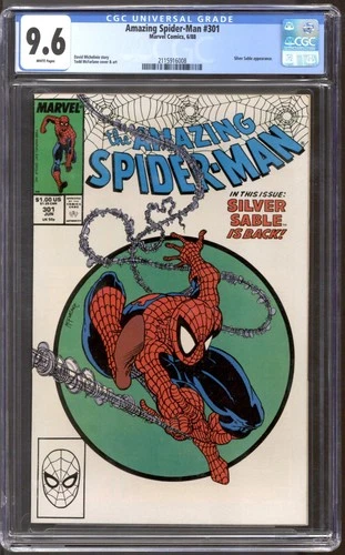 Amazing Spider-Man #301 CGC 9.6 (W) Classic McFarlane Cover