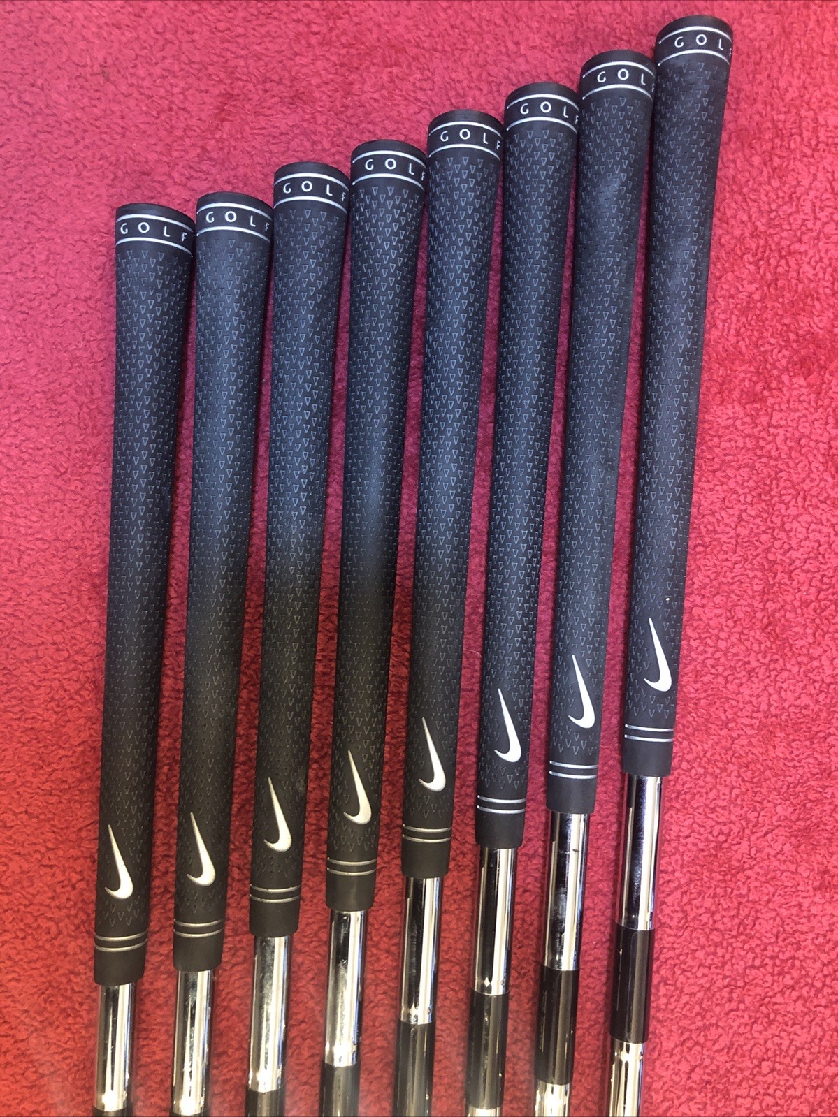 Nike NDS Iron Set 3-PW UNIFLEX True Temper Steel Shafts  All Original Nike Grips