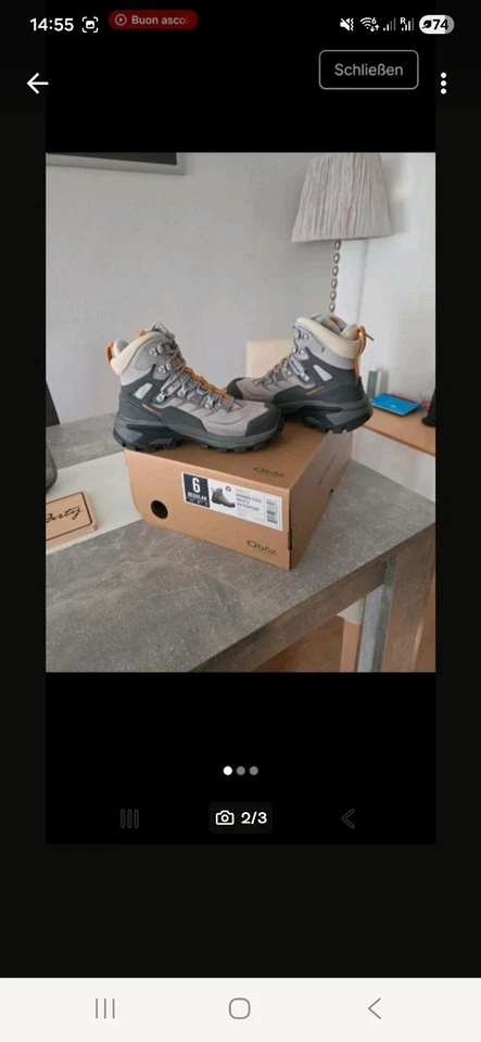 Damen Trekking Schuhe, Größe 36