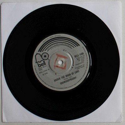 Showaddywaddy Under The Moon Of Love UK 7inch Vinyl Single 1976 Glam Push-Centre