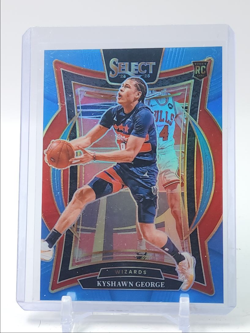 KYSHAWN GEORGE 2024-25 SELECT CONCOURSE ROOKIE LIGHT BLUE PRIZM RC /299 Q5451