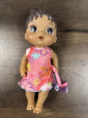 #ad Baby Alive Baby Lil Sounds Interactive Black AA Baby Doll Makes 10 Sounds A6 $19.99