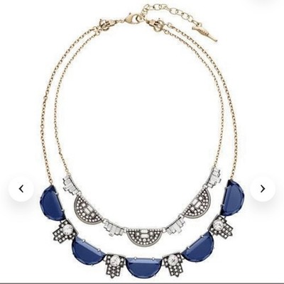 Chloe + Isabel Grand Cabaret Two Row Convertible Necklace W/ Extender New!