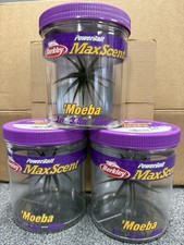 1-Berkley Maxscent Moeba 3.5 Green Pumpkin  u...