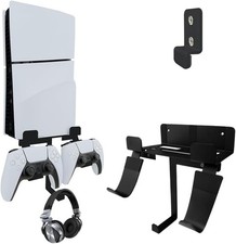 Wall Mount for PS5 Slim Console, Aluminum PS5 Slim Disc/Digital Console Wall She