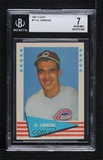 1961 Fleer Baseball Greats Al Simmons #77 BGS 7 HOF 0q3