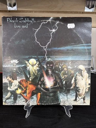 1982 Vintage Black Sabbath Live Evil Vinyl 2x Lp 12”