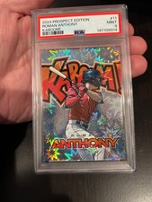 2024 Panini Prospect Edition Roman Anthony KABOOM! #11 Case Hit SSP PSA 9