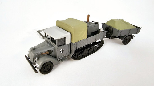 Herpa Military 1:87 Ford Ersatz G 198 TWA Maultier SSM w/field kitchen Wehrmacht - Foto 2 di 3