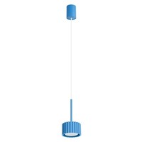 HäNgelampe Aluminium Hellblau GX53 Esszimmer Ø 10 Cm Rund Pendelleuchte Esstisch
