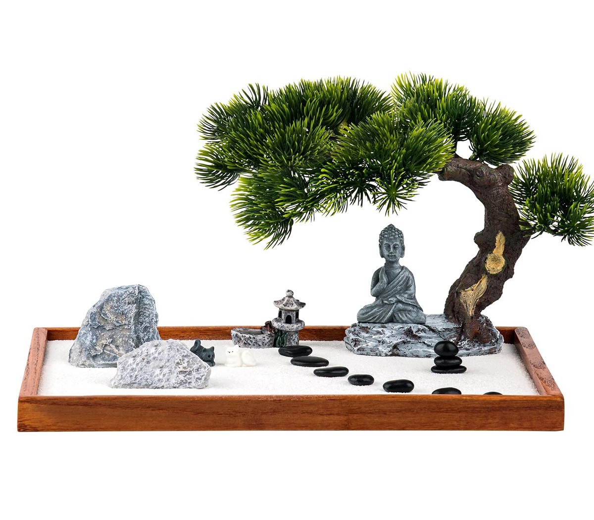 Dgudgu Zen Garden Kit - Mini Jardin Zen Garden For Desk With
