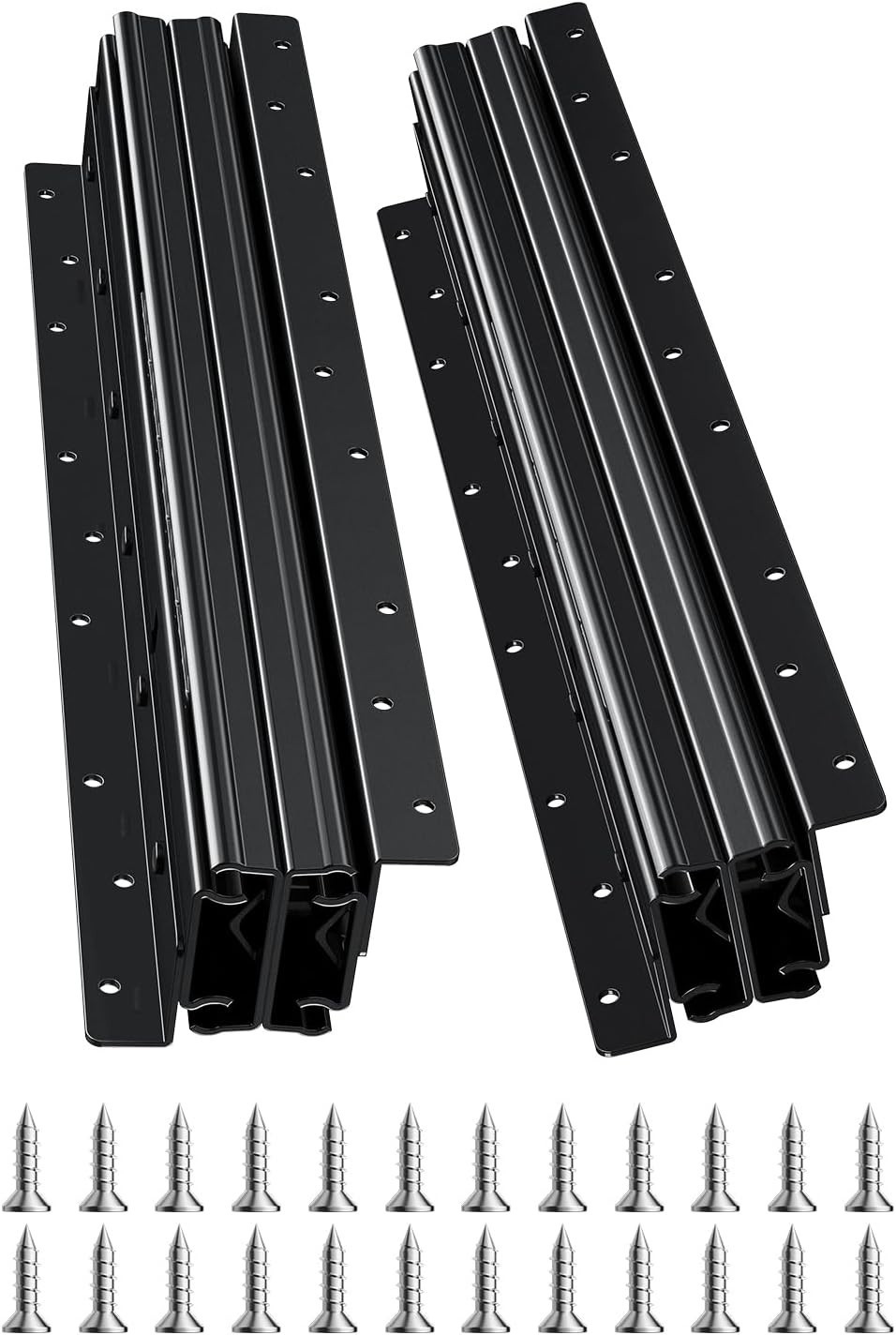 Undermount Heavy Duty Drawer Slides, 16 24 32 40 Inch 260 Lb Load Capacity Full.