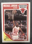 1989-90 Fleer Basketball MICHAEL JORDAN card #21 - Scoring Average Leader - NM