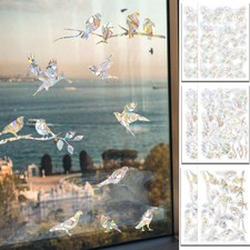PVC Hummingbird Window Clings Anti Collision Window Decals Static Deter Birds