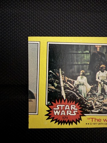 1977 Topps Star Wars #171 "The walls are moving!" — TAG (grade unconfirmed)