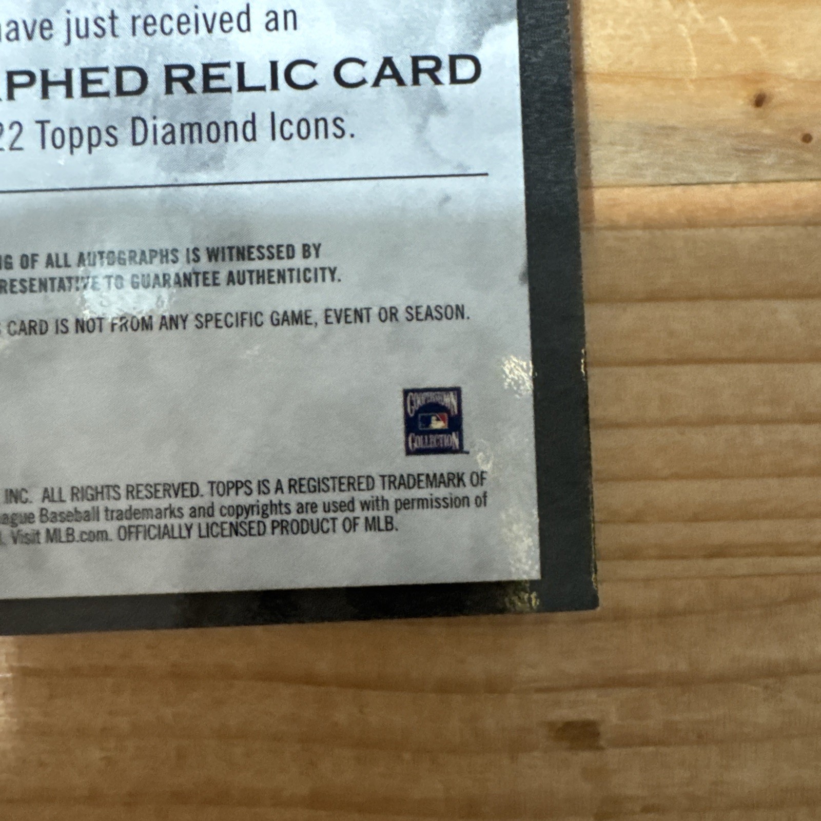2022 Topps Diamond Icons Mariano Rivera Game Used Patch Auto Red /5 view 8