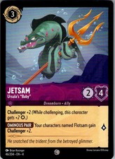 Jetsam - Ursula's "Baby" Ursula's Return 46/204 Common Lorcana Near Mint