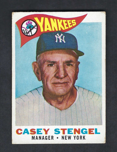 Casey Stengel #227 1960 Topps card
