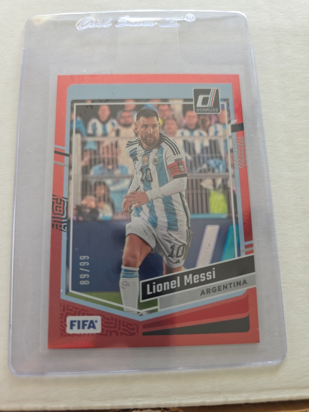 2023-24 Panini Donruss Red /99 Lionel Messi #1