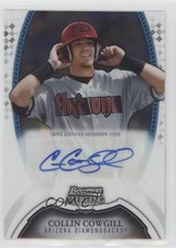 2011 Bowman Sterling Prospect Auto Collin Cowgill #BSP-CC Auto 03f7