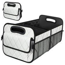 Car Trunk Organizer for SUV, Car Organizers and Storage with Large Beige