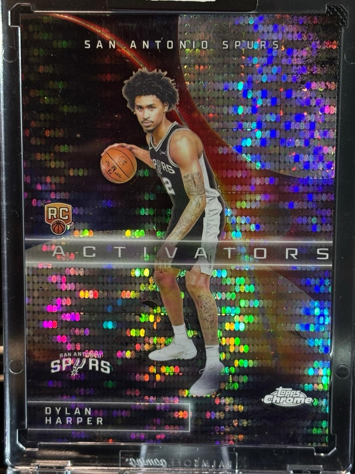2025-26 Topps Chrome Basketball Dylan Harper Rookie Activators Pulsar #AC-12