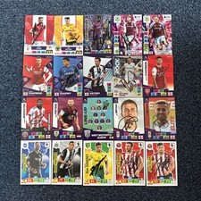 20 Signed Adrenalyn Xl cards - various years inc Kilman, Edouard & Chambers