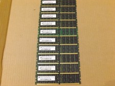 Micron 4GB x 1 2Rx4 PC2-6400 DDR2 800Mhz 240Pin 36 chips CL5 ECC REG memory