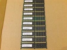 Micron 4GB x 1 2Rx4 PC2-6400 DDR2 800Mhz 240Pin 36 chips CL5 ECC REG memory