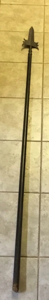 Bonito brazo poste alabarda francés siglo XVI-XVII con hoja fuerte Foto 2 de 4