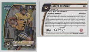 2024 Bowman U Chrome Aqua Refractor /299 Luther Burden III #123