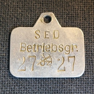 Marke SED Betriebsgruppe Bergbau SDAG Wismut Kohle Kali 