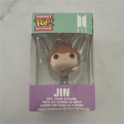 Funko Pocket Pop! Keychain BTS Jin Vinyl Figure Music Modern Brown Beige Blue